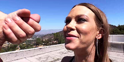 Alexa Nova takes her first anal pound in pov