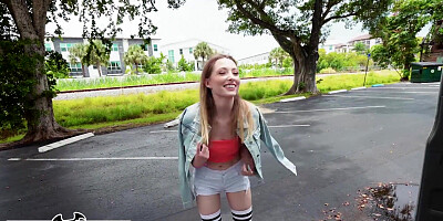 BANGBROS - Ailee Anne Gets Even With Her Bf By Shagging Tyler Steel On The Smash Bus