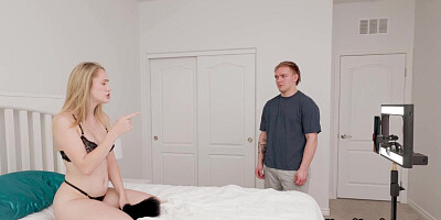 Room mates role playing turns to deep anal hammering
