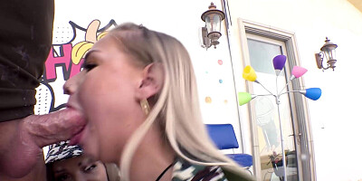 SWALLOWED Training Harley King's throat