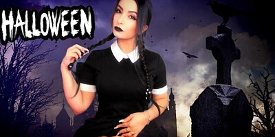 Halloween - WEDNESDAY ADDAMS DRIVING YOU NAUGHTY TAUNTING - LOVEMAKING MACHINE