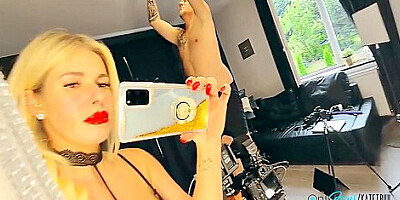 Axel Truu And Kate Truu In Axels Vlog How We Make Hardcore Vomiting Video 22 Min