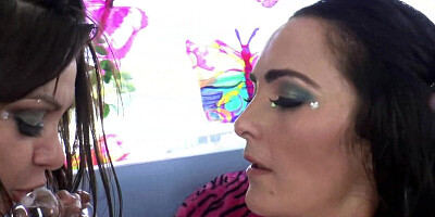 Skimpy Dressed Cute College Gals in Hot Anal Love Acts Luna Kitsuen, Sarah Shevon, Lea Lexis, Bianca Breeze, Callie Calypso, Meiko Askara, Bibi Noel