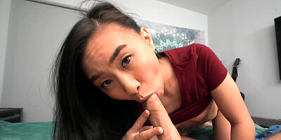 Asian Kimmy with a big ass and POV sex