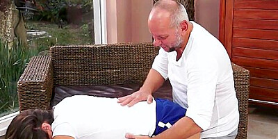 Smalltit european beauty fucked by grandpa