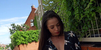 Stunning nympho Anastasia Brokelyn fucking in public place