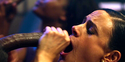 Great interracial foursome with Penny Barber and Nicole Kitt