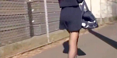 Busty Schoolgirls with Tight Black Pantyhose Gets Fucked Hard on the Bus