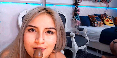Blonde Plays With Oiled Tits And Pussy