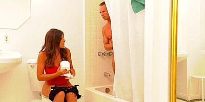 Ella Knox Stealing Stepdads Towel