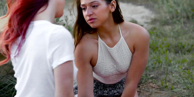 Teen latina pussy licking big tits bff