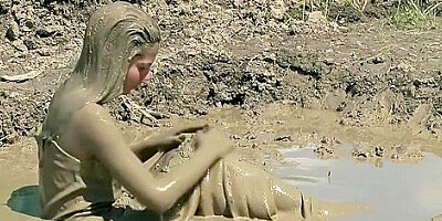 Mud Bath Long Dress Girl Formalwam