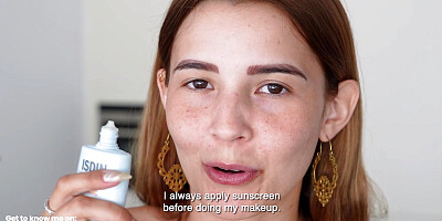 All the things Agatha puts on her face to keep her skin glowing for camera