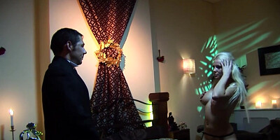 CINDY BEHR - Glammed Up In Long Dress To Impress Dick