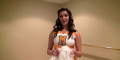 Mofos -Hot Cheerleader Holly shows her spirit