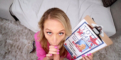 Blonde minx Ginger Banks gets nicely fucked in POV