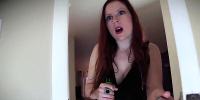 MILF Lady Fyres jumps on a cock and gets cum