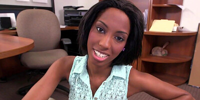 Beautiful, black babe likes hard dicks