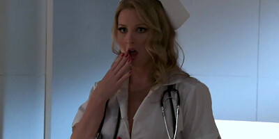 Paige Ashley naughty nurse fucking patient with girlfriend Sunny Lane