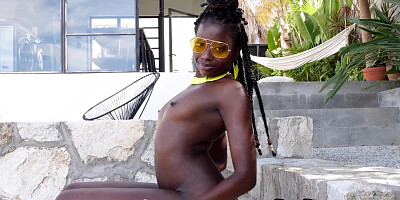 Hot Latina teens and big ass ebony posed