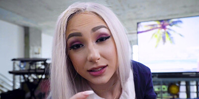 Sweet Skylar Vox with natural tits gets desiret fuck