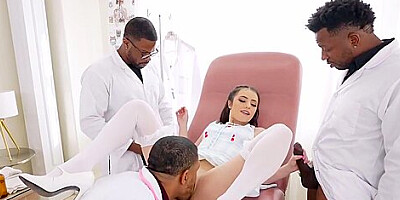 Gets Gangbanged By 3 Black Cocked Doctors - Kylie Quinn