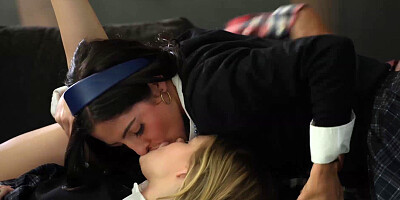 Stepdads and stepdaughter letting out a little steam