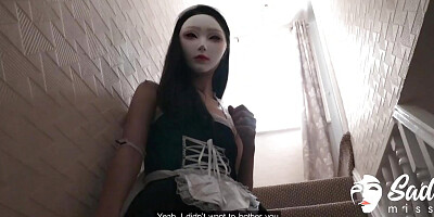 Asian cockslut gets creampied by a filthy chinese woman!