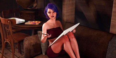 Life In Santa County - ep 54 - Nude Modeling by Foxie2K