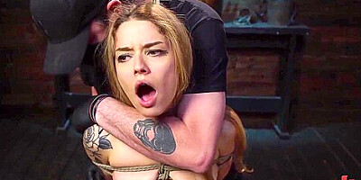 The Pope And Vanessa Vega In Tattooed Suspended Slave Fucked