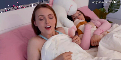 Step Stepdaughters and ANAL INVASION INTERNAL CUMSHOT 3SOME - Step Family