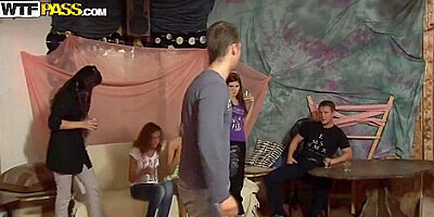 CollegeFuckParties SiteRip - Groovy college orgy in a c