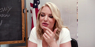 Milf teacher having 3some with students