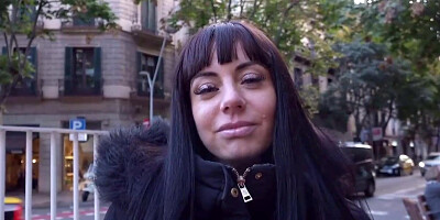 Smoking steaming, German dark-haired in black fishnets, Damaris is getting penetrated rigid, from the back