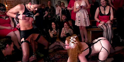 Submissive anal slaves take bbc