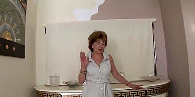 Horny old woman has offered her hairy pussy to a man and got a good fuck