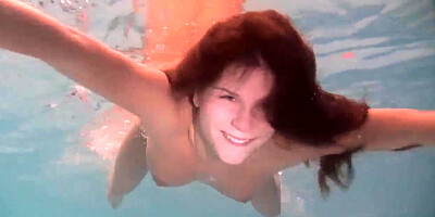 Cool delightful figure teenie Natalia Kupalka swimming bare