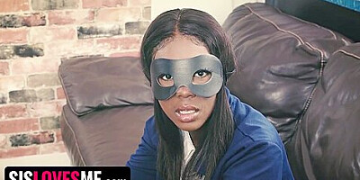 Tori Montana - Innocent Busty Ebony Stepsister Doesnt Wear A Bra At Home To Seduce Her Hung Stepbro