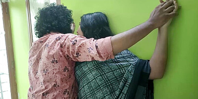 Vaishnavy and Sharun Raj saree navel romance, Saree romance, Navel romance with hot boobs press and kissing romance, Romance