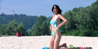 Gorgeous nudist teens with perky natural tits