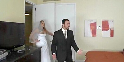 Alanah get fucked on her wedding night