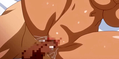 Animation light-haired with monstrous melons is getting wedged with a rock stiff pink cigar and liking it