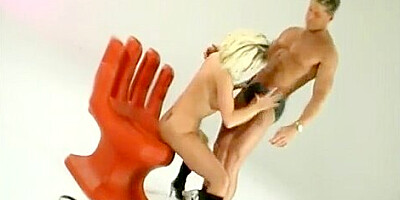 Busty Blond Female Parent Gets Rough Doggystyle Pounding