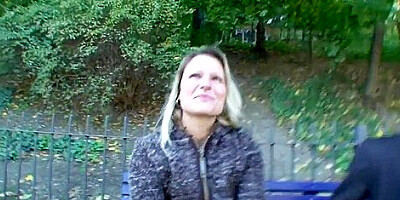Hot Janet taking a walk over town with her handsome boyfriend