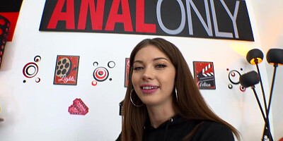 ANAL ONLY Hardcore anal pounding for Leah Winters