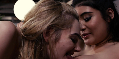 Brenna Sparks and Ivy Jones munch on each other's vaginas