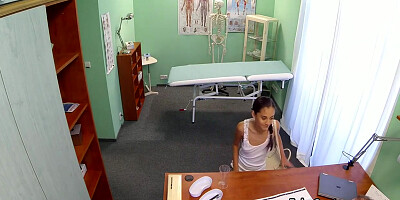 Slim babe fucked doctor in hospital