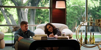 Nasty vixen has afternoon sex after watching films