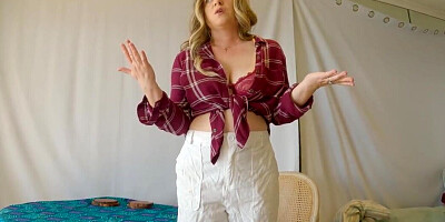 Thick MILF is helping her stepson relieve the stress