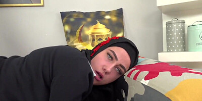 Muslim babe needs a Koran but has no money